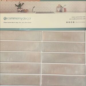Commomy Decor Peel & Stick Tile Sheets
